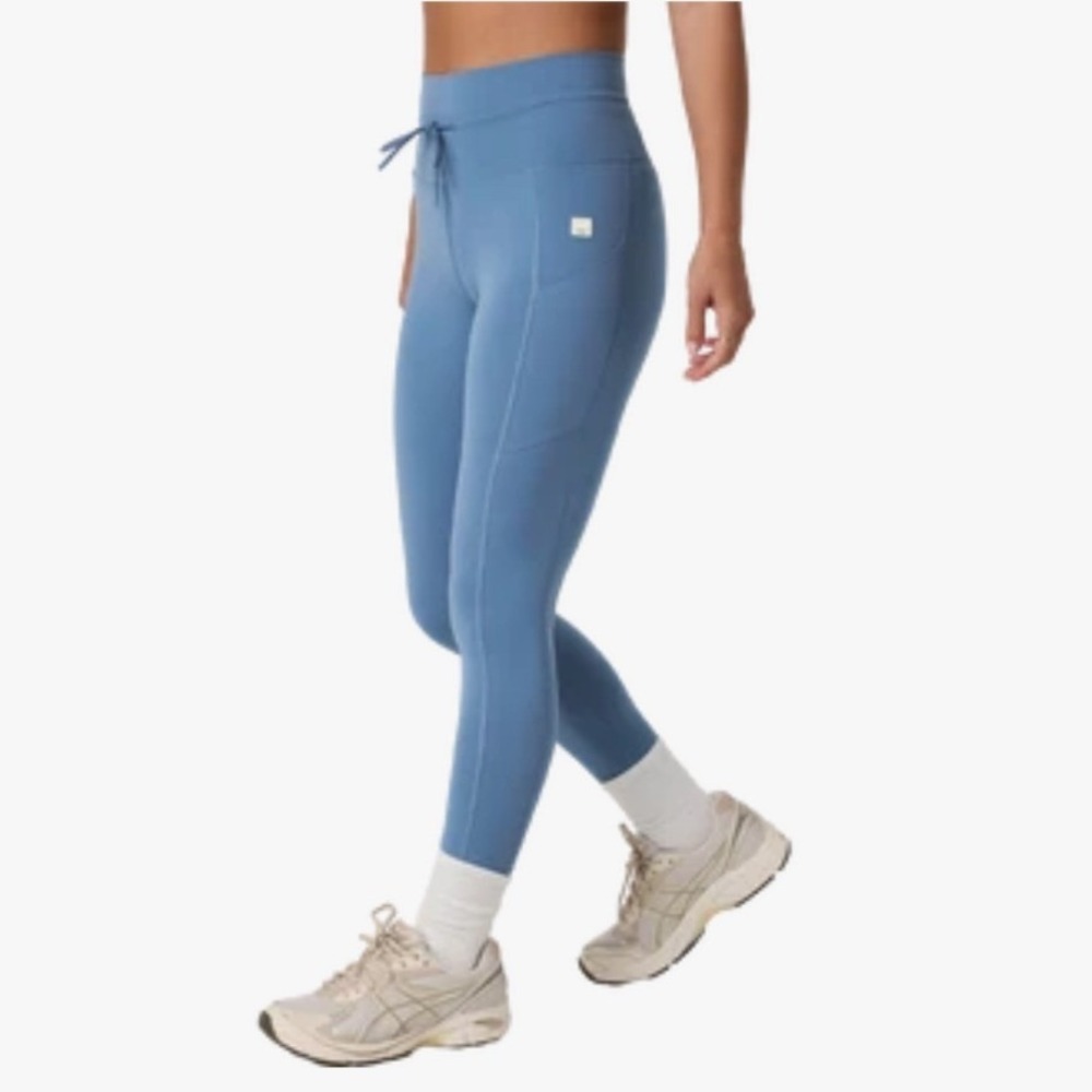 Vuori Women Blue Daily Jogger High Rise Drawstring Activewear Pants Size L